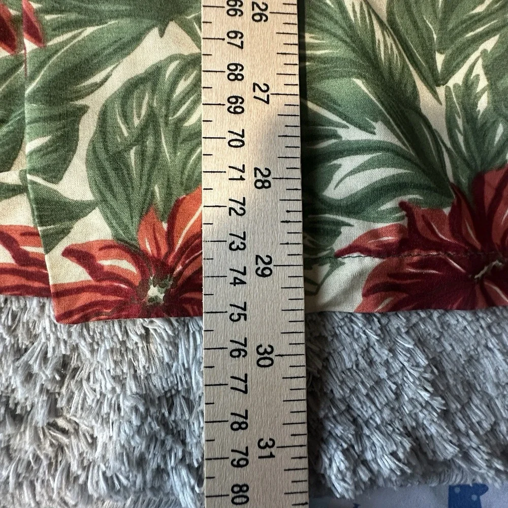 Tori Richard Santa Claus Hawaiian Shirt Size LARGE Short Sleeve Christmas Beach - Picture 5 of 5